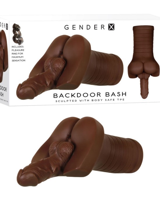 Gender X Backdoor Bash Dark Brown Masturbator