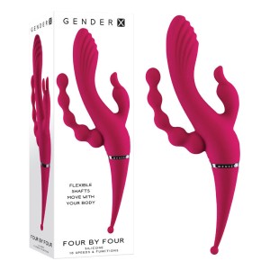 Gender X Four By Four - Pink Multi Vibrator