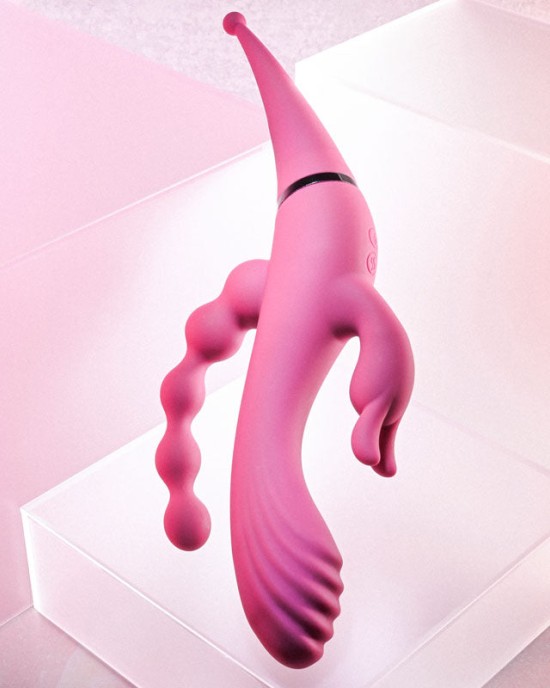 Gender X Four By Four - Pink Multi Vibrator