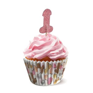 Glitterati - Penis Party Cupcake Set - 24 Pack