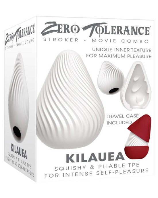 Zero Tolerance KILAUEA - White Mini Stroker Egg