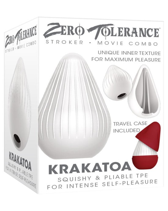 Zero Tolerance KRAKATOA - White Mini Stroker Egg