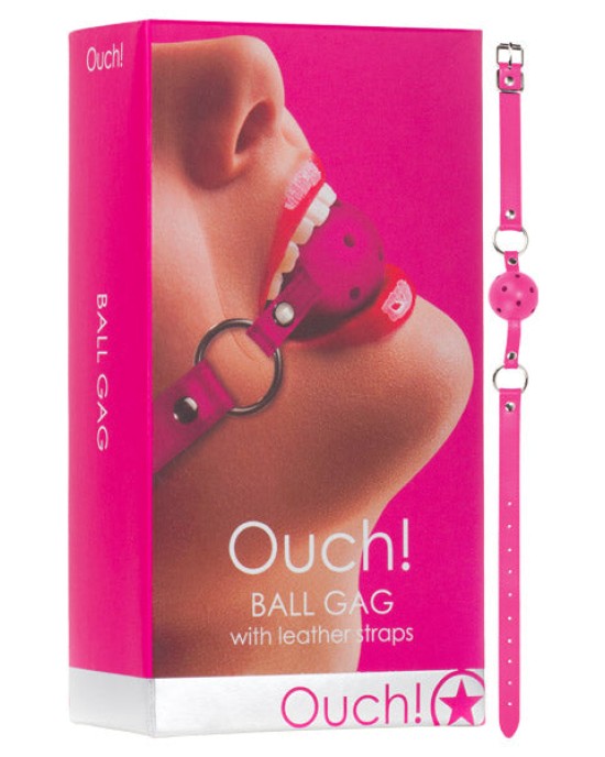 Ouch Ball Gag - Pink