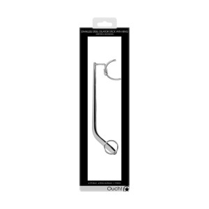 OUCH! Urethral Sounding - Metal 19.7cm Dilator Stick with Ring