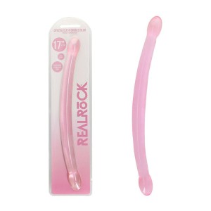 RealRock Non Realistic 17 Inch Double Dong - Pink