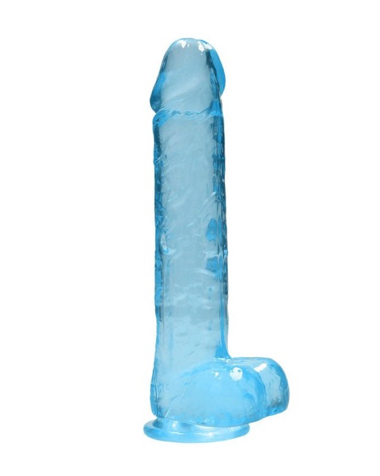 RealRock Realistic 10 Inch Dildo With Balls - Blue