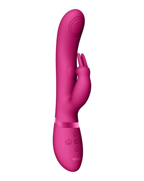 Vive May Dual Pulse Wave Rabbit Vibrator - Pink