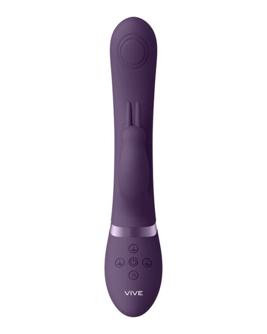 Vive May Dual Pulse Wave Rabbit Vibrator - Purple