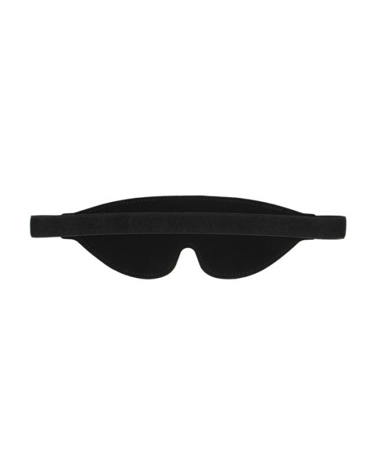 OUCH! Black & White Bonded Leather Eye-Mask ''Ouch''