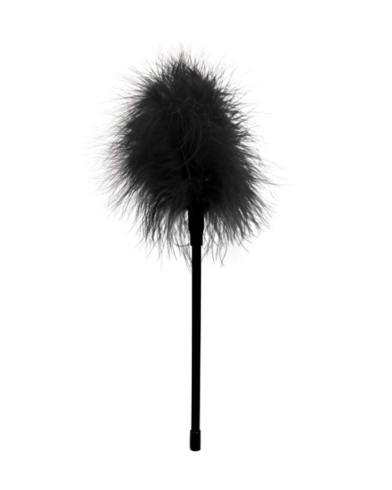 OUCH! Black & White Feather Tickler - Black