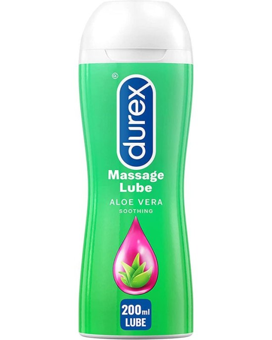 Durex Massage Lube - Lubricant with Aloe Vera 200ml