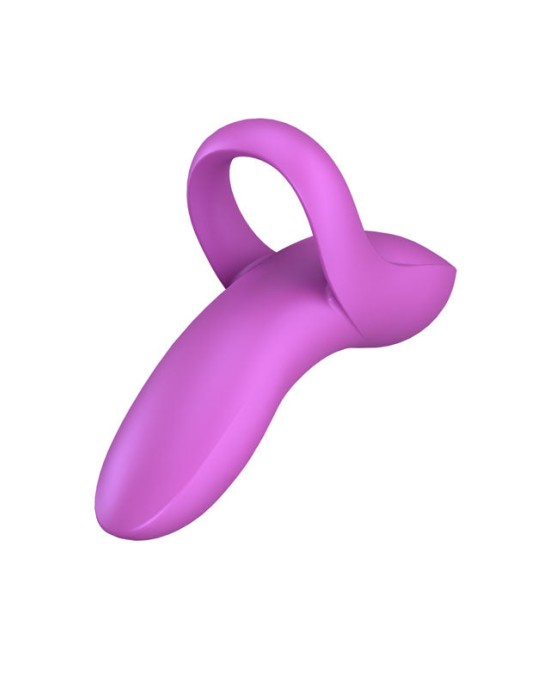 Satisfyer Bold Lover Finger Vibrator – Dark Pink