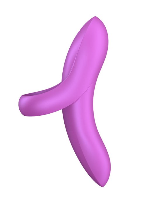 Satisfyer Bold Lover Finger Vibrator – Dark Pink