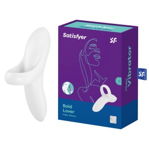 Satisfyer Bold Lover Finger Vibrator – White