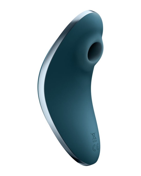 Satisfyer Vulva Lover 1 Air Pulse Clitoral Stimulator with Vibration - Blue