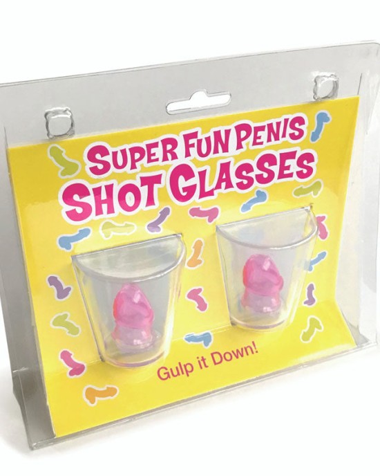 Super Fun Penis Shot Glasses - Set of 2