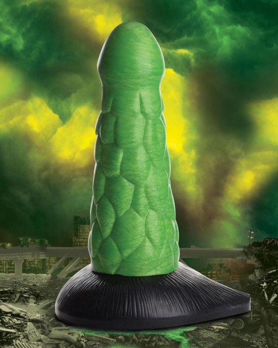 Creature Cocks Radioactive Reptile Thick Scaly Dildo