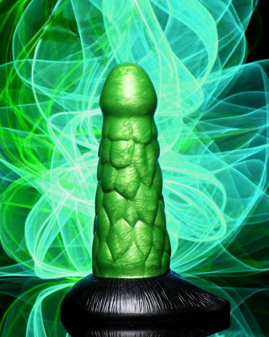 Creature Cocks Radioactive Reptile Thick Scaly Dildo