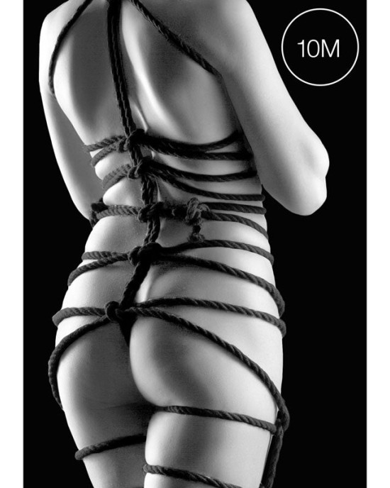 OUCH! Black & White Japanese Rope 10 metres - Black