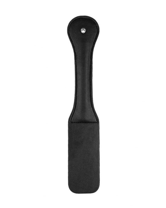 OUCH! Black & White Bonded Leather Paddle ''Ouch'' - Black