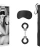 Ouch! Black & White Introductory Bondage Kit #1 - 3 Piece Set