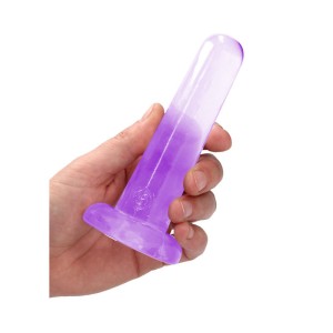 RealRock Non Realistic 5 Inch Dildo With Suction Cup - Purple