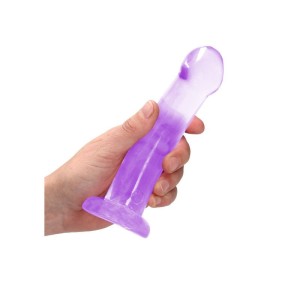 RealRock Non Realistic 7 Inch Dildo with Suction Cup - Purple