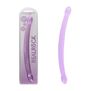 RealRock Non Realistic 17 Inch Double Dong  - Purple