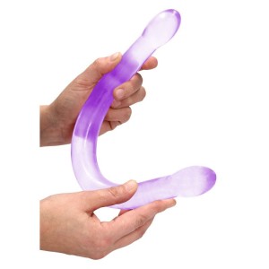 RealRock Non Realistic 17 Inch Double Dong  - Purple