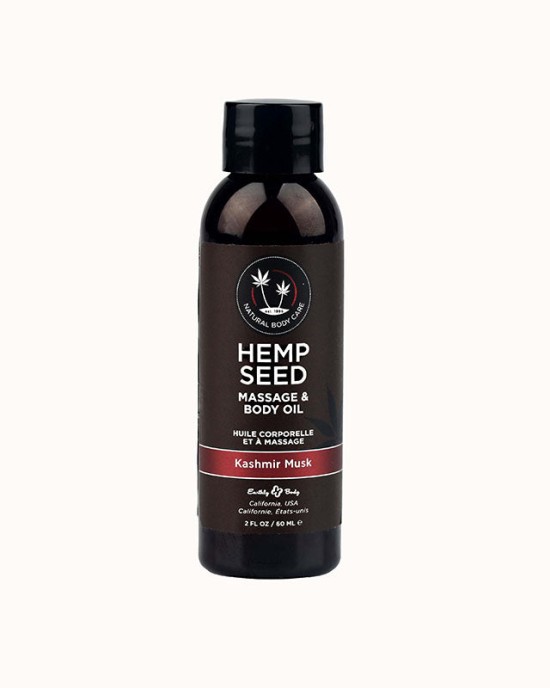 Hemp Seed Massage & Body Oil - Kashmir Musk Scented - 59ml