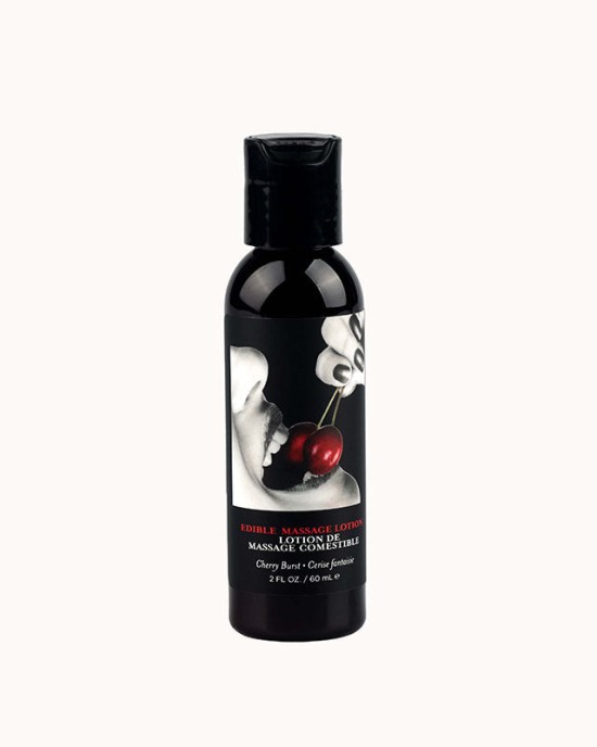 Edible Massage Lotion - Cherry Flavoured Massage Lotion - 60ml