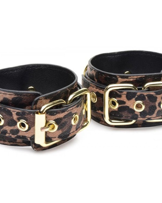 Master Series Wild Leopard 7 Piece Bondage Set