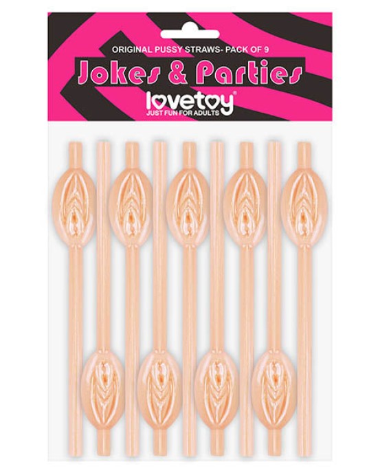 Jokes & Parties Original Pussy Straws - 9 Pack