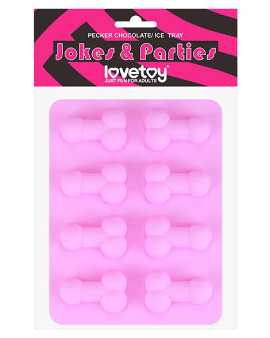 Jokes & Parties Pecker Silicone Chocolate/Ice Tray