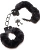 Master Series Cuffed in Fur Black Handcuffs