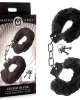 Master Series Cuffed in Fur Black Handcuffs