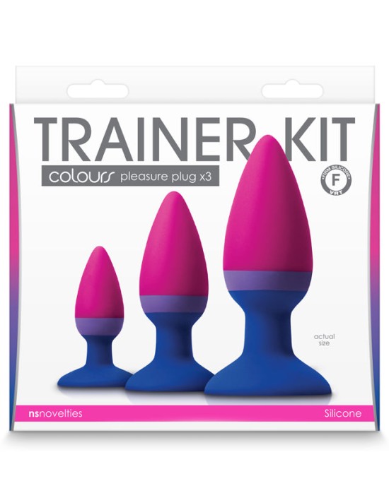 Colours Butt Plugs Trainer Kit - Multicolour