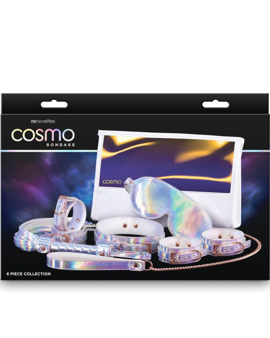 Cosmo Bondage 8 Piece Kit - Holographic