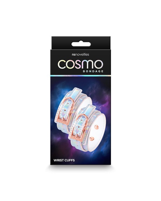 Cosmo Bondage Wrist Cuffs - Holographic