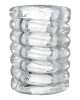 Trinity Spiral Ball Stretcher Ring - Clear