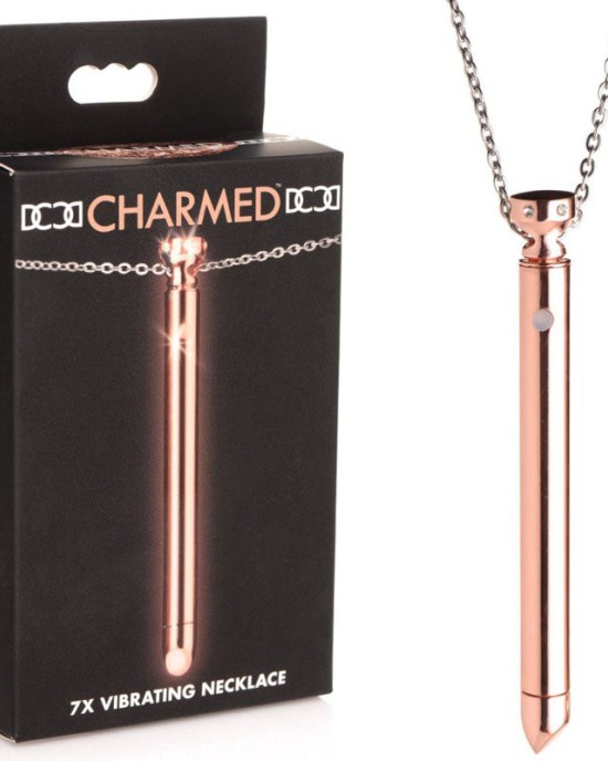 Charmed 7X Vibrating Necklace - Rose Gold