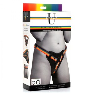 Strap-U Take the Rainbow Universal Strap-On Harness