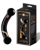 Secret Kisses 5.5 Inch Handblown Double Ended Dildo - Black