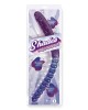 Shades 17 Inch Jelly Double Dong - Violet/Blue