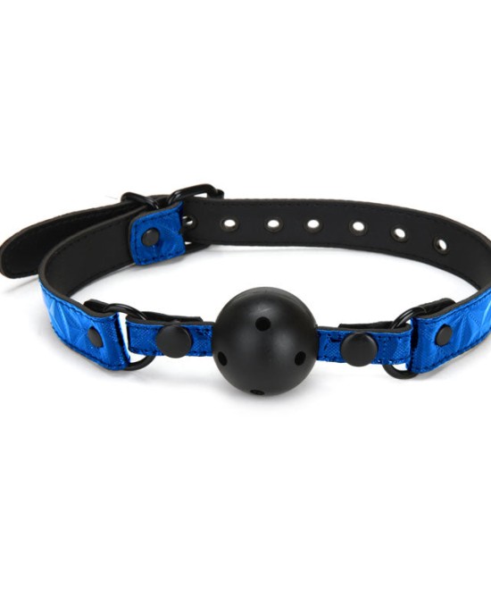 WhipSmart Diamond Ball Gag - Blue