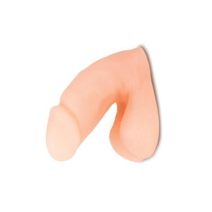 WhipSmart 4 Inch Soft & Discreet Packer - Flesh