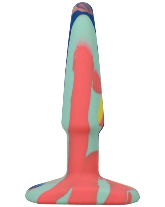 A-Play Groovy 4 Inch Anal Plug- Sunrise Coloured