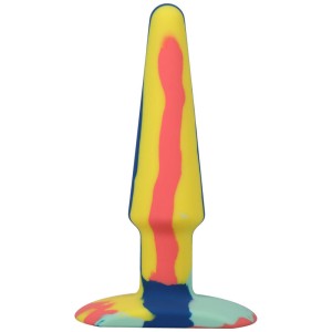 A-Play Groovy 5 Inch Anal Plug- Sunrise Coloured