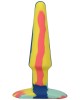 A-Play Groovy 5 Inch Anal Plug- Sunrise Coloured