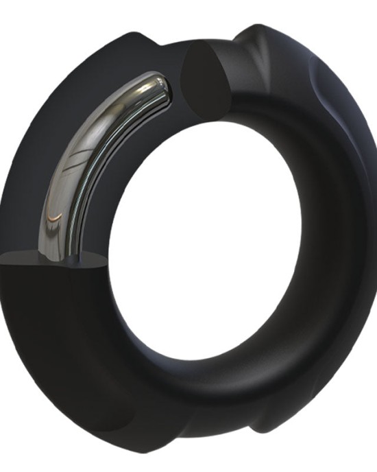 OptiMALE FlexiSteel 35mm Cock Ring - Black